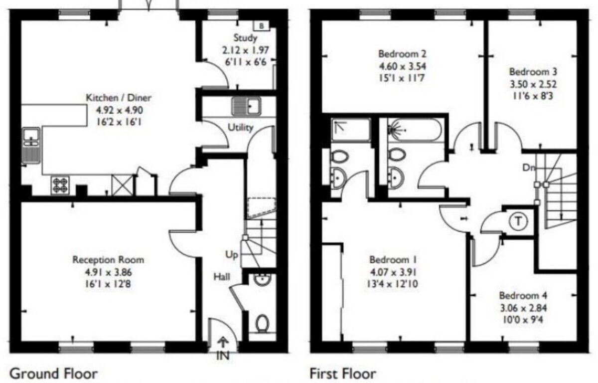 Floorplan of 4 bedroom  Property to rent, Pitt Road, Winchester, SO22