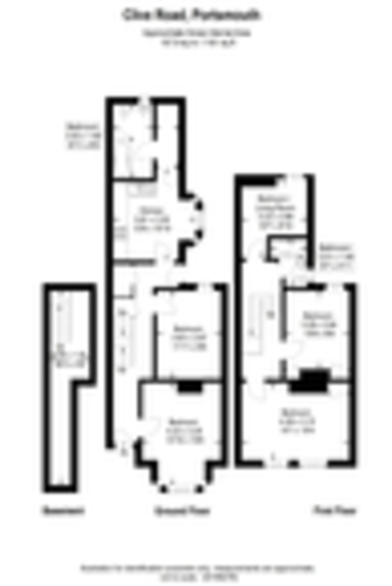 Floorplan of 4 bedroom  Property to rent, Clive Road, Portsmouth, PO1