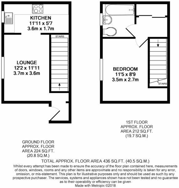 Floorplan of 1 bedroom End Terrace House to rent, Lionheart Way, Bursledon, Southampton, SO31