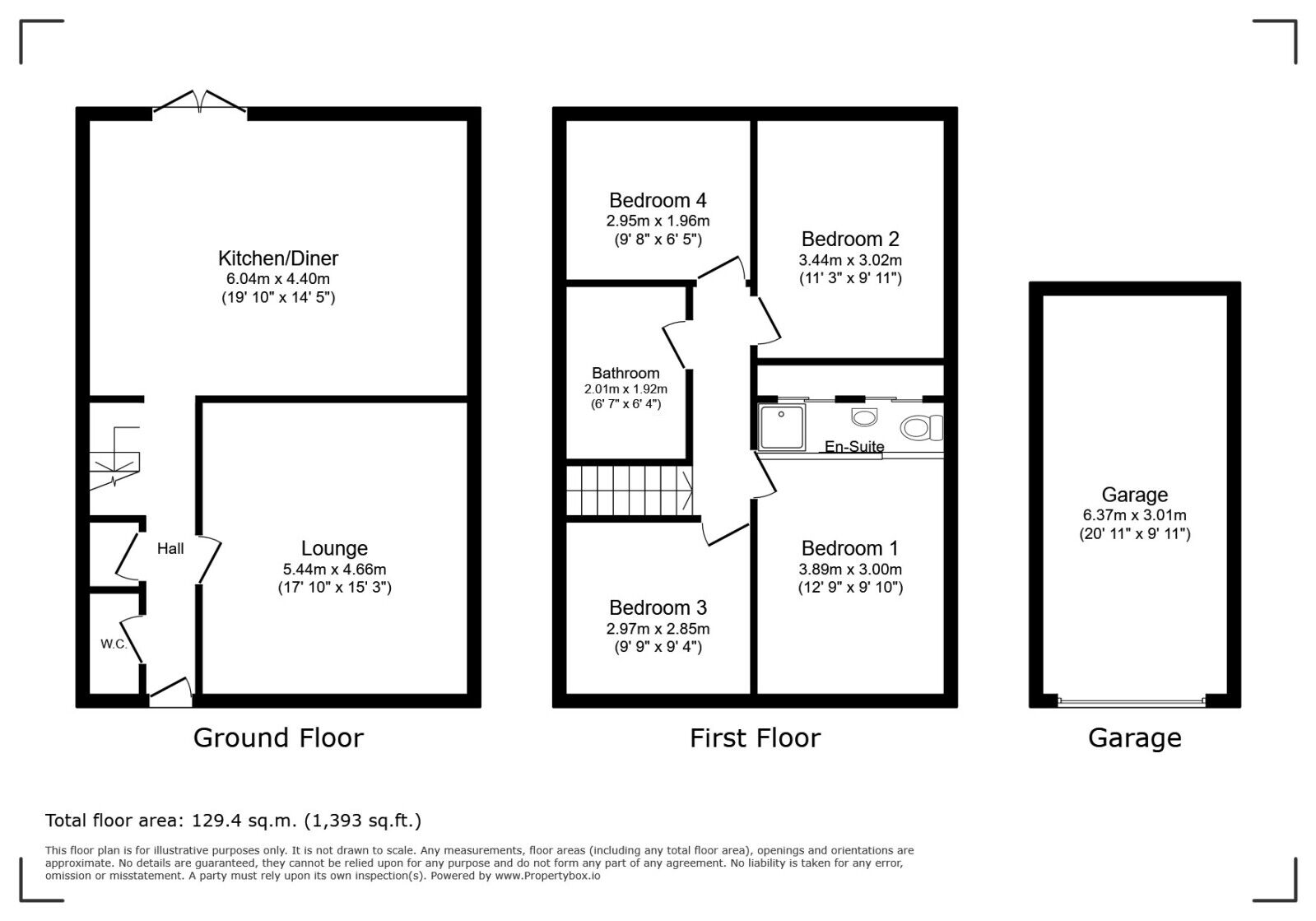 Floorplan of 4 bedroom Detached House to rent, Union Road, Portsmouth, Hampshire, PO3